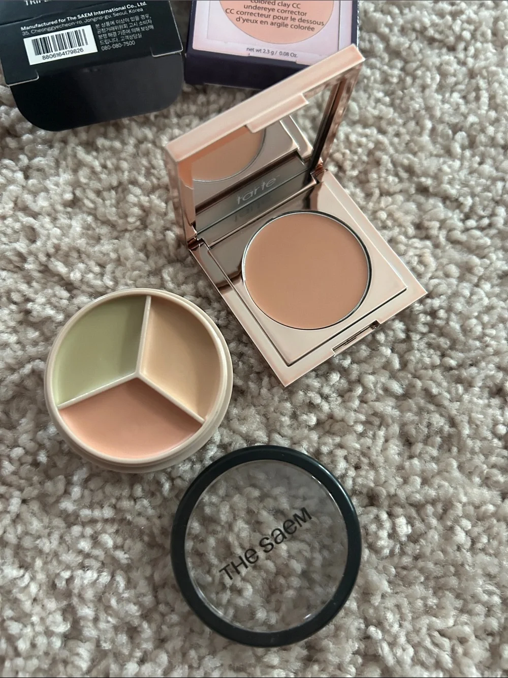 Tarte & The Saem concealer bundle